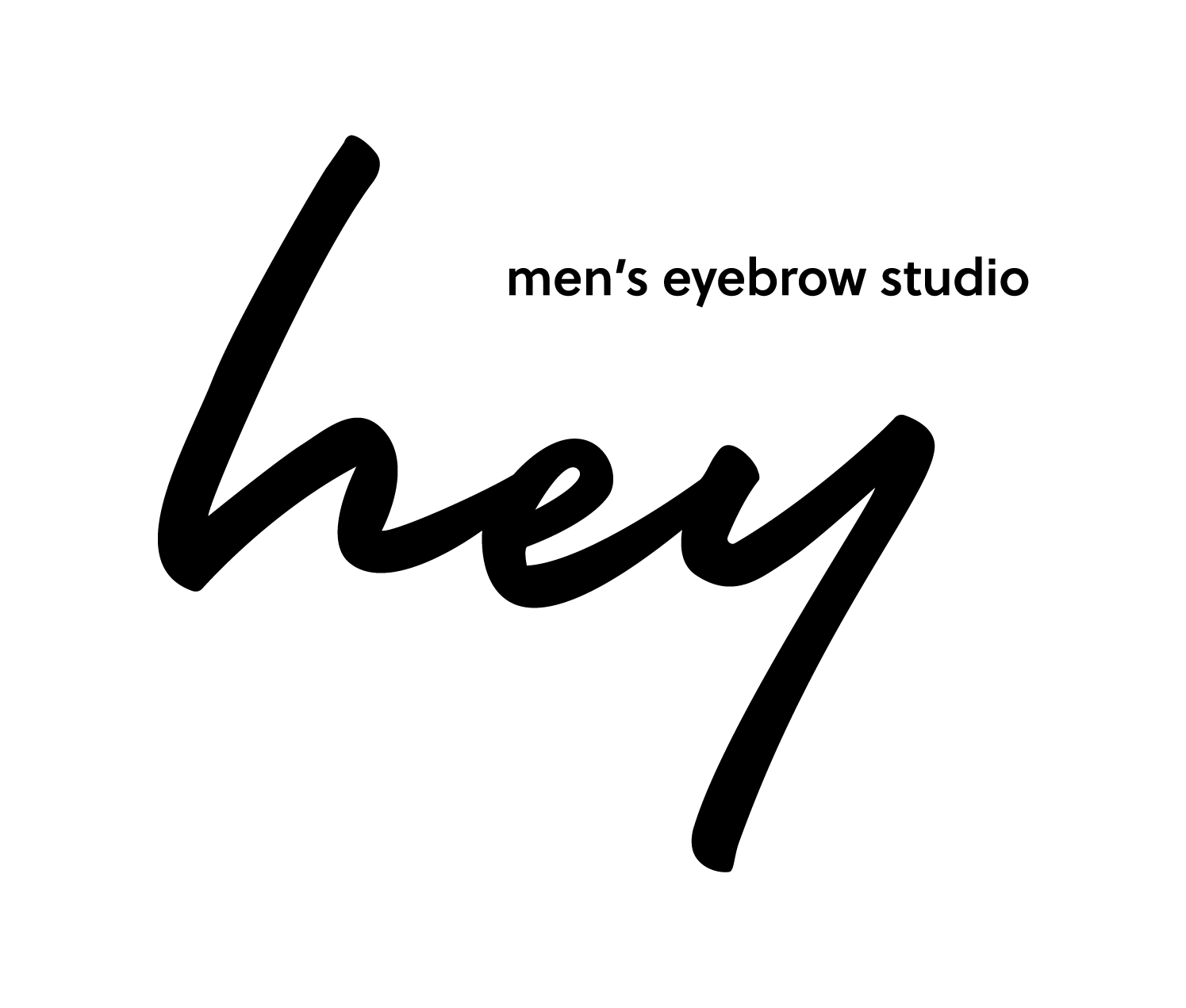 メンズ眉毛サロンhey logo